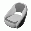 TACO Caladesi Smooth Bucket Seat - White/Grey - BA225WHT-GRY
