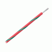 Pacer 14 AWG Gauge Striped Marine Wire 500\' Spool - Red w/Green Stripe - WUL14RD-5-500