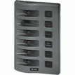 Blue Sea 4306 WeatherDeck Water Resistant Fuse Panel - 6 Position - Grey - 4306