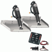 Lenco 12&quot; x 12&quot; Edgemount Trim Tab Kit w/LED Indicator Switch Kit 12V - 15110-103