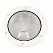 Beckson 4&quot; Clear Center Screw-Out Deck Plate - White - DP40-W-C