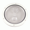 Beckson 6&quot; Clear Center Screw Out Deck Plate - White - DP60-W-C