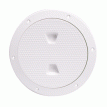 Beckson 6&quot; Non-Skid Screw-Out Deck Plate - White - DP62-W