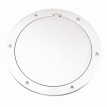 Beckson 6&quot; Smooth Center Pry-Out Deck Plate - White - DP61-W