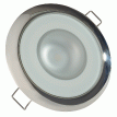 Lumitec Mirage - Flush Mount Down Light - Glass Finish/Polished SS - 4-Color Red/Blue/Purple Non Dimming w/White Dimming - 113110