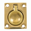 Whitecap Flush Pull Ring - Polished Brass - 1-1/2&quot; x 1-3/4&quot; - S-3360BC
