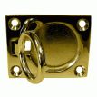 Whitecap Flush Pull Ring - Polished Brass - 2&quot; x 2-1/2&quot; - S-3362BC