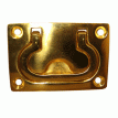 Whitecap Flush Pull Ring - Polished Brass - 3&quot; x 2&quot; - S-3364BC