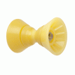 C.E. Smith 4&quot; Bow Bell Roller Assembly - Yellow TPR - 29301