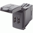 Blue Sea Dual USB Charger - 24V Contura Mount - 1039-BLUESEASYSTEMS