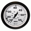 Faria Euro White 4&quot; Speedometer - 55MPH (Pitot) - 32909