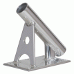Lee's MX Pro Series Fixed Angle Center Rigger Holder - 45&#176; - 1.5&quot; ID - Bright Silver - MX7003CR