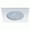 Quick Blake XP Downlight LED -  6W, IP66, Spring Mounted - Square Stainless Bezel, Round Warm White Light - FAMP3012X12CA00
