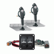 Lenco 12&quot; x 12&quot; Standard Trim Tab Kit w/Double Rocker Switch Kit - 15103-104
