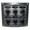BEP Waterproof Panel - 6 Switches - Grey - 900-6WP