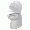 Jabsco 17&quot; Deluxe Flush Raw Water Electric Toilet w/Soft Close Lid - 12V - 58240-3012