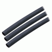 Ancor Adhesive Lined Heat Shrink Tubing (ALT) - 1/4&quot; x 3&quot; - 3-Pack - Black - 303103