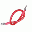 Ancor Battery Cable Assembly, 4 AWG (21mm&#178;) Wire, 3/8&quot; (9.5mm) Stud, Red - 32&quot; (81.2cm) - 189135