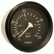 VDO Cockpit Marine 85mm (3-3/8&quot;) 35 MPH Pitot Speedometer - Black Dial/Bezel - 260-11796