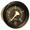 VDO Cockpit Marine 52mm (2-1/16&quot;) Mechanical Water Pressure Gauge - Black Dial/Bezel - 150-11806