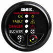 Fireboy-Xintex Gasoline Fume Detector w/Blower Control - Black Bezel - 12V - G-1BB-R