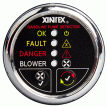 Fireboy-Xintex Gasoline Fume Detector w/Blower Control - Chrome Bezel - 12V - G-1CB-R