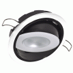 Lumitec Mirage Positionable Down Light - White Dimming, Red/Blue Non-Dimming - White Bezel - 115128