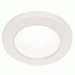 Hella Marine EuroLED 75 3&quot; Round Screw Mount Down Light - White LED - White Plastic Rim - 12V - 958110011