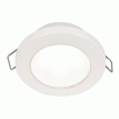 Hella Marine EuroLED 75 3&quot; Round Spring Mount Down Light - White LED - White Plastic Rim - 12V - 958110511