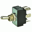 BEP DPDT Chrome Plated Toggle Switch - ON/OFF/(ON) - 1002014