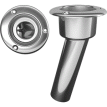 Mate Series Stainless Steel 15&deg; Rod & Cup Holder - Open - Round Top - C1015ND