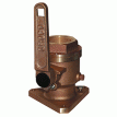 GROCO 3/4&quot; Bronze Flanged Full Flow Seacock - BV-750