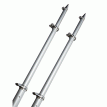 TACO 18&#39; Deluxe Outrigger Poles w/Rollers - Silver/Silver - OT-0318HD-VEL