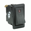 Cole Hersee Sealed Rocker Switch w/Small Round Pilot Lights SPST On-Off 3 Screw - 56327-01-BP