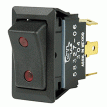 Cole Hersee Sealed Rocker Switch w/Small Round Pilot Lights SPDT On-Off-On 4 Blade - 58327-06-BP