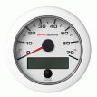 Veratron 3-3/8&quot; (85mm) OceanLink&reg; GPS Speedometer (0-70 KN/MPH/KMH) - White Dial & Bezel - A2C1352090001