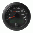Veratron 3-3/8&quot; (85mm) OceanLink&reg; GPS Speedometer - Black Dial & Bezel (0-35 K/MPH/KMH) - A2C1351980001