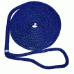 New England Ropes 3/8&quot; Double Braid Dock Line - Blue w/Tracer - 15&#39; - C5053-12-00015