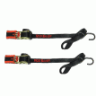 Rod Saver Mini Retractable Tie Down w/Soft Hook - 50&quot; - Pair - RT50SH
