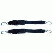 Rod Saver Stainless Steel Quick Release Transom Tie-Down - 2&quot; x 4&#39; - Pair - SS/QRTD4