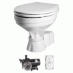 Johnson Pump AquaT Toilet Silent Electric Comfort - 12V w/Pump - 80-47232-01