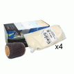 KiwiGrip 4 - 1 Liter Pouches - Cream w/4&quot; Roller - KG-4CP-R