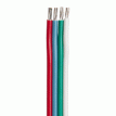 Ancor Flat Ribbon Bonded RGB Cable 18/4 AWG - Red, Light Blue, Green & White - 100&#39; - 160010