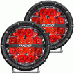 RIGID Industries 360-Series 6&quot; LED Off-Road Fog Light Spot Beam w/Red Backlight - Black Housing - 36203