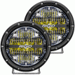 RIGID Industries 360-Series 6&quot; LED Off-Road Fog Light Drive Beam w/White Backlight - Black Housing - 36204