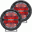 RIGID Industries 360-Series 6&quot; LED Off-Road Fog Light Drive Beam w/Red Backlight - Black Housing - 36205