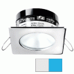 i2Systems Apeiron A503 3W Spring Mount Light - Square/Round - Cool White & Blue - Polished Chrome Finish - A503-12AAG-E