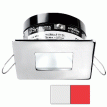 i2Systems Apeiron A503 3W Spring Mount Light - Square/Square - Cool White & Red - Polished Chrome Finish - A503-14AAG-H