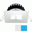 i2Systems Apeiron PRO A506 - 6W Spring Mount Light - Square/Square - Cool White & Blue - White Finish - A506-34AAG-E