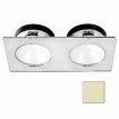 i2Systems Apeiron A1110Z - 4.5W Spring Mount Light - Double Round - Warm White - Brushed Nickel Finish - A1110Z-45CAB